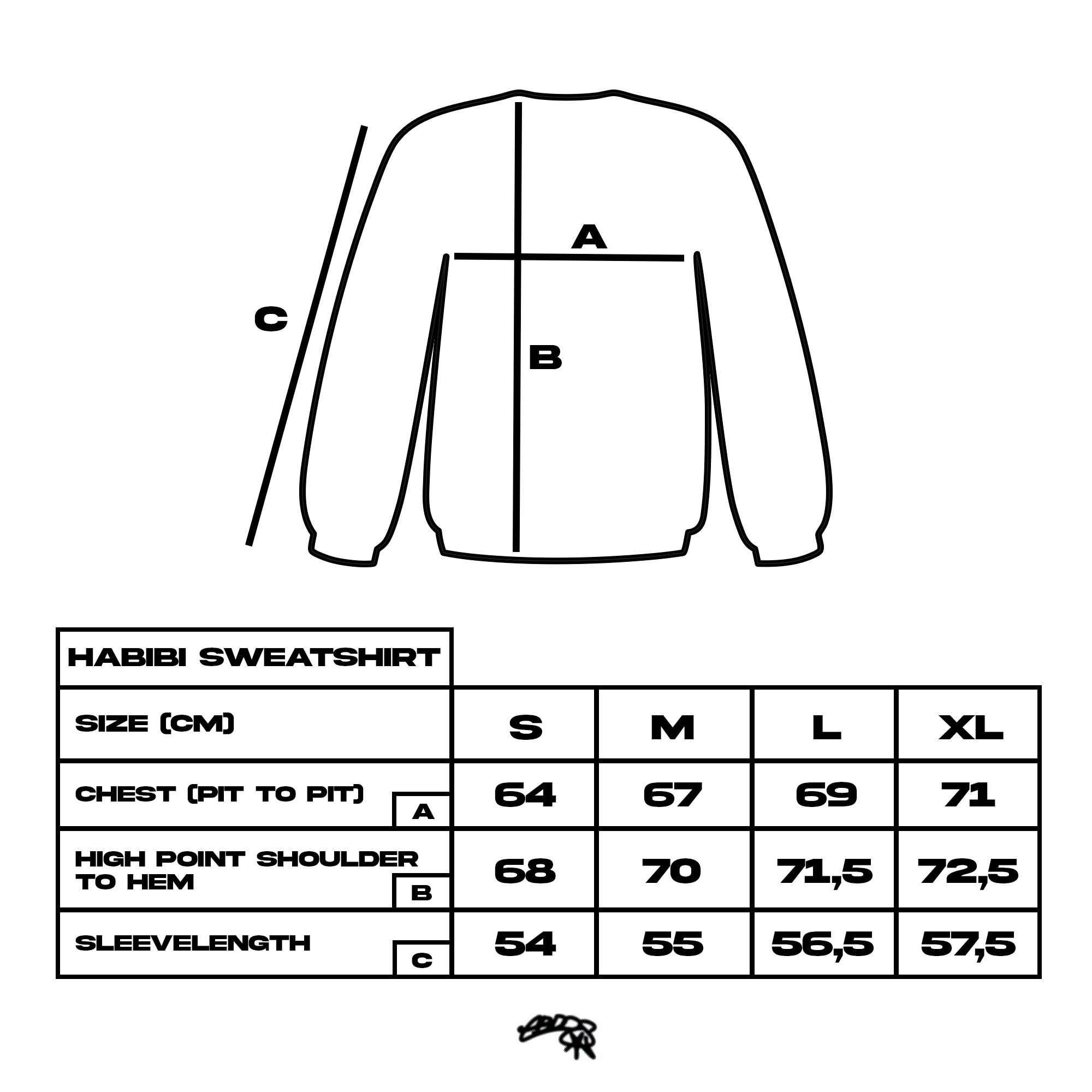 HABIBI HALF N´ HALF SWEATSHIRT